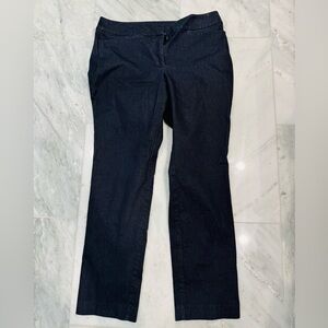Ann Taylor Navy Denim Trousers